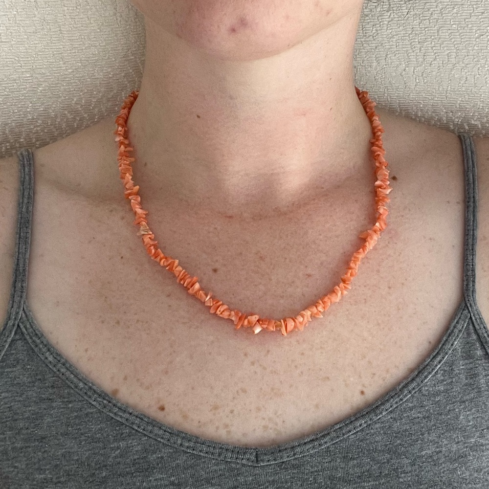 Vintage Coral Necklace